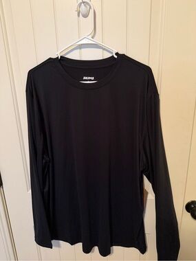 SKIMS Men outdoor jersey long sleeve T-shirt - onyx